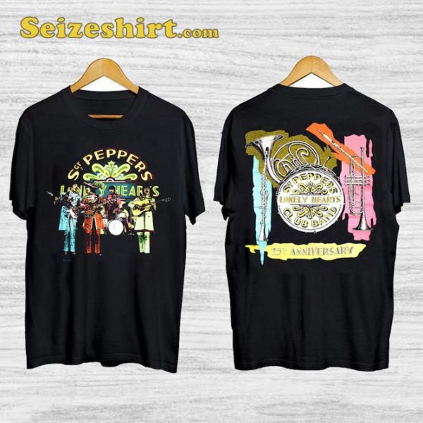 Sgt Peppers Club Band Lonely Hearts 25th Anniversary Unisex Shirt