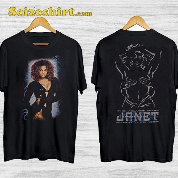 Janet Jackson The Velvet Rope World Tour 1998 T-Shirt