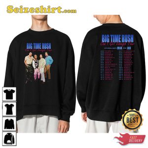 BTR Band Cant Get Enough World Tour 2023 T-Shirt