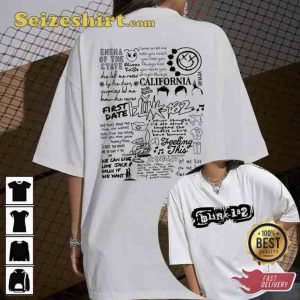 2 Sides Printed B-182 Tracklist Songs Gildan Shirt