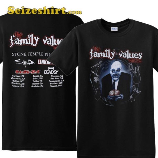 Stone Temple Pilots 2001 The Family Values Tour T-Shirt