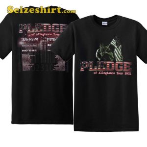 2001 Pledge Of Allegiance Tour System Of A Down Slipknot Shirt