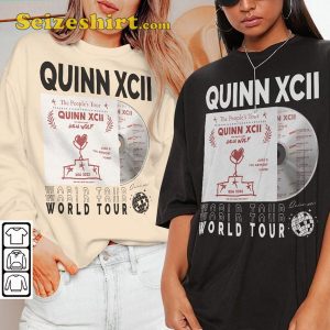 2023 Quinn XCII The Peoples Tour Thank For A Memorable T shirt
