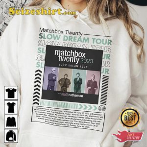 2023 Slow Dream Tour Matchbox Twenty Fan Gift Shirt