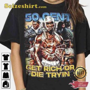 50 Cent Get Rich Or Die Tryin Tee Shirt