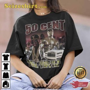 50 Cent Hiphop RnB Rapper Window Shopper The Massacre T-Shirt