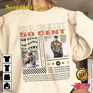 50 Cent The Massacre Album Gift For Fan Rapper Unisex T shirt
