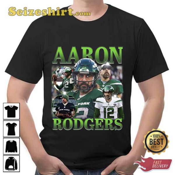 Aaron Rodgers Most Valuable Player Classic 90s Graphic Tee Shirt