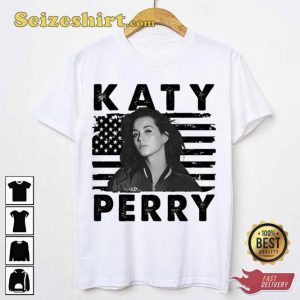 American Flag Katy Perry Music Gift Unisex T-Shirt