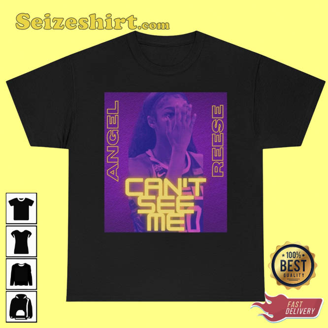 Angel Reese LSU Cant See Me Cotton Tee Shirt
