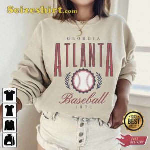 Atlanta 1871 Baseball Vintage Unisex Sweatshirt