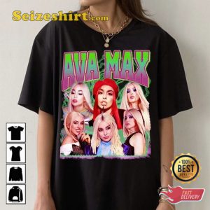 Ava Max Diamonds Dancefloors Vintage Style 90s Unisex T shirt