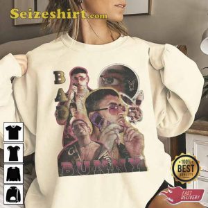 Bad Bunny Hip Hop 90s Style Rap Graphic Feb Unisex Gifts Fan T-Shirt