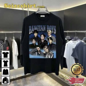 Bangtan Boys BTS Vintage 90s Style Shirt