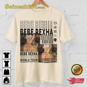 Bebe Rexha Best Fn Night of My Life World Tour 2023 Musical Concert T shirt
