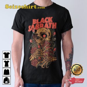 Black Sabbath The End Live in Birmingham Tour Skeleton Tee Shirt