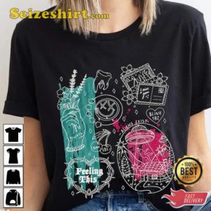Blink 182 Doodle Art Shirt Music Retro Unisex Shirt, 90s Music Fan Gifts, Rock Band Shirt