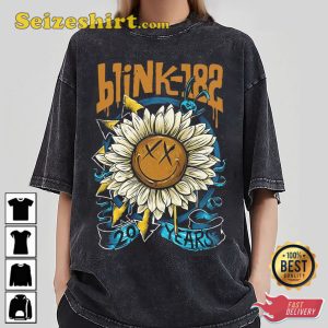 Blink182 The World Tour 2023 T-shirt, Blink Smile 182 Shirt, Blink 182 Lyric Album Song, Blink 182 Merch, Music Tour Tee, Arrow Smiley Unisex