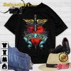Bon Jovi Pierced Heart Tattoo Vintage Inspired Shirt