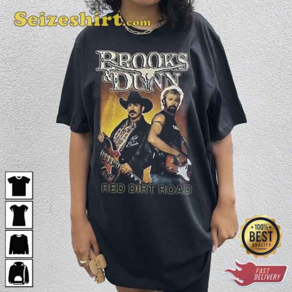 Brooks And Dunn Red Dirt Road Vintage T-Shirt