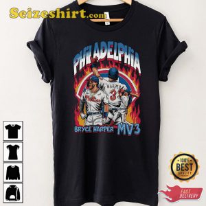Bryce Harper T-Shirt, Philadelphia Phillies T-Shirt,World Series Champions T-Shirt, MLB T-Shirt, MLB MVP T-Shirt