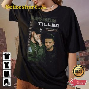 Bryson Tiller Back And Im Better Just Give Me All Of You Retro T shirt
