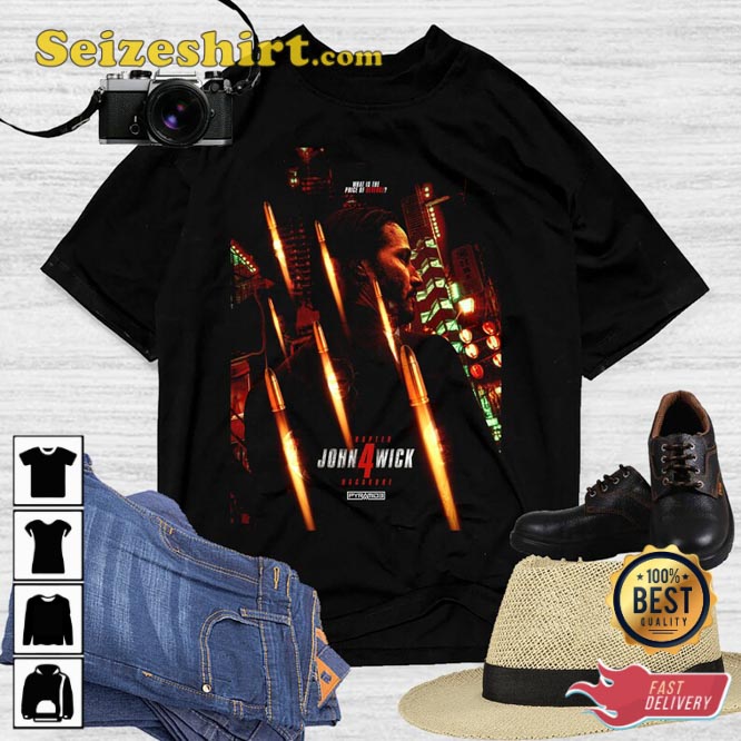 Chapter 4 John Wick Keanu Reeves Unisex Gift For Fan T-shirt 