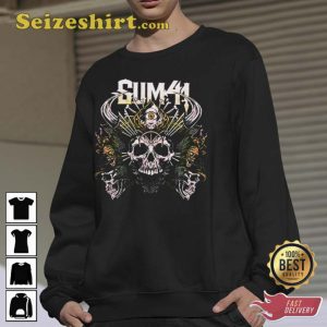 Cool Album Cover Sum 41 Band Music Tee Shirt