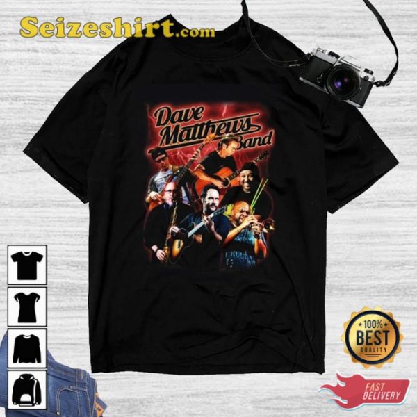 Dave Matthews Band Concert Skellington 2023 Summer Tour T-Shirt