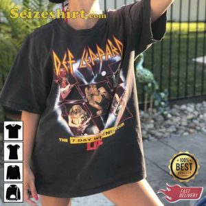 Def Leppard Rock N Roll The 7 Day Weekend Tour T-Shirt