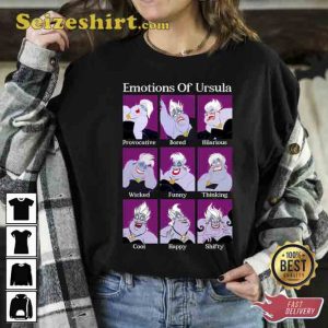 Disney Villains Emotions Of Ursula Unisex T-Shirt