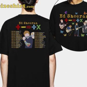 Ed Sheeran The Mathletics Tour Concert T Shirt