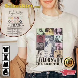 Eras Tour Color Palette Taylor Swifties 2 Sides Fan Gift Shirt