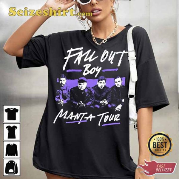 Fall Out Boy T-Shirt MANIA TOUR Unisex Shirt For Fans