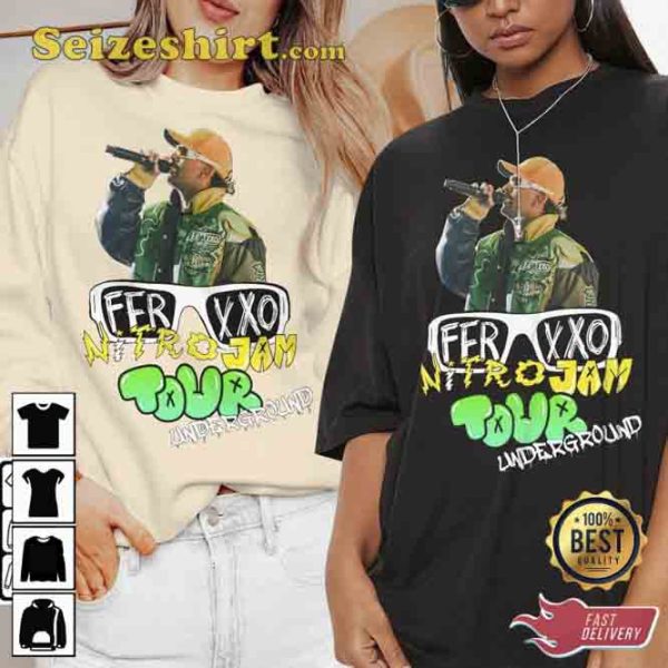 Feliz Cumpleanos Ferxxo Music Nitrojam Tour Underground Shirt