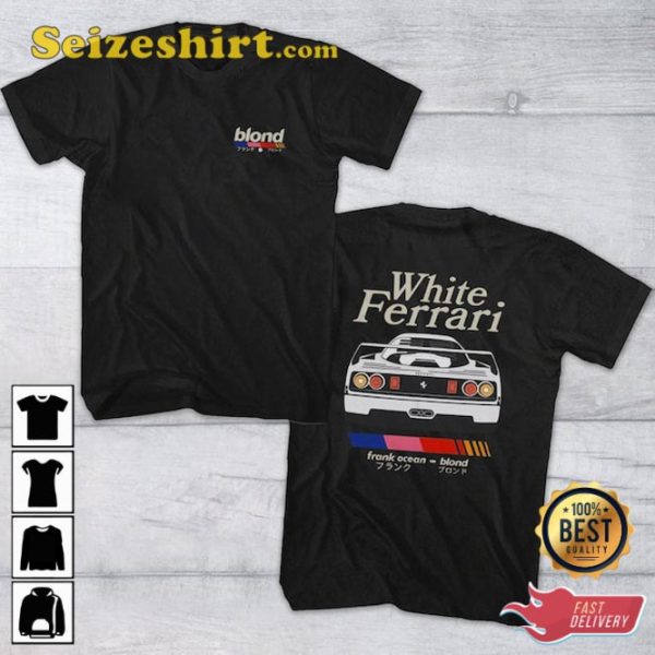 Frank Ocean Blond White Ferrari OFWGKTA T-Shirt Gift For Fans