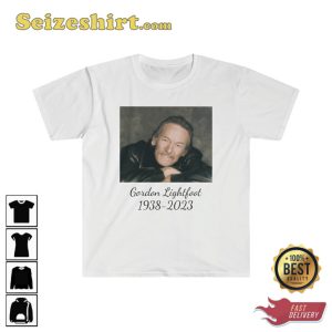 Gordon Lightfoot T-Shirt In memory RIP 1938-2023