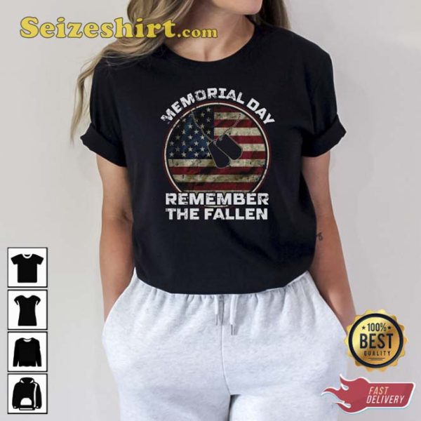 Honor and Remember The Fallen Memorial Day T-Shirt