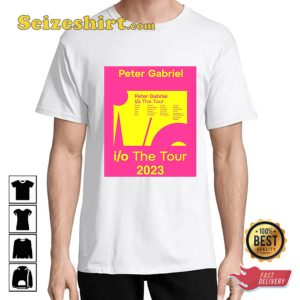 IO The World Tour 2023 Peter Gabriel Music Summer Concert Shirt