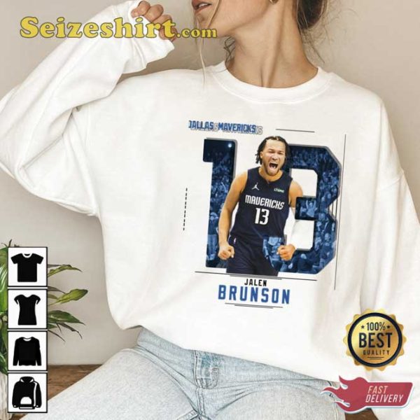 Jalen Brunson Basketball Dallas Mavericks T-Shirt