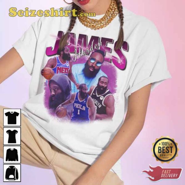 The Beard James Harden Sports Basketball Unisex Shirt For 76ers