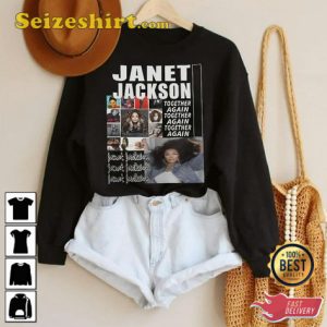 Janet Jackson Together Again World Tour 2023 Tee Shirt