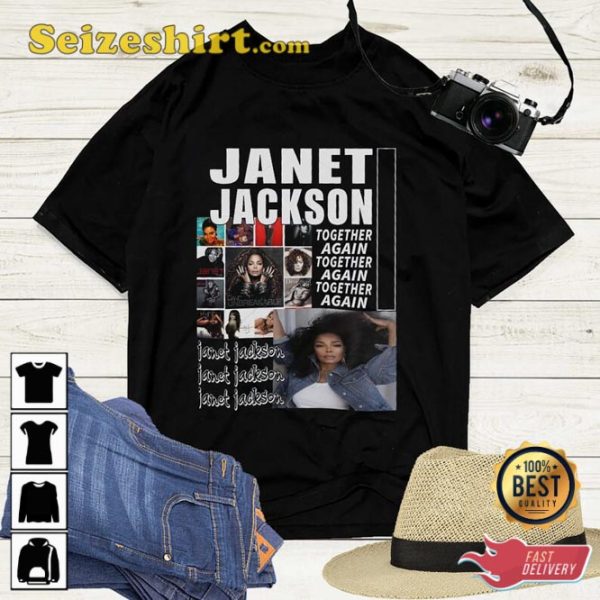 Janet Jackson Together Again Tour 2023 Gift For Fan Shirt
