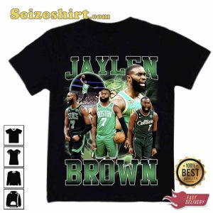 Jaylen Brown Boston Celtics Batman Basketball Graphic Tee