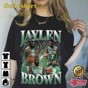 Jaylen Brown NBA All Star Vintage Bootleg Tee