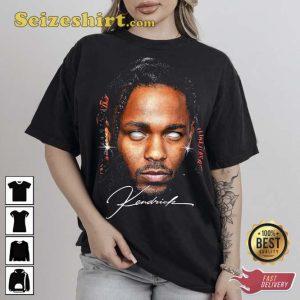 Kendrick Lamar Big Face Rap Tee Black Shirt