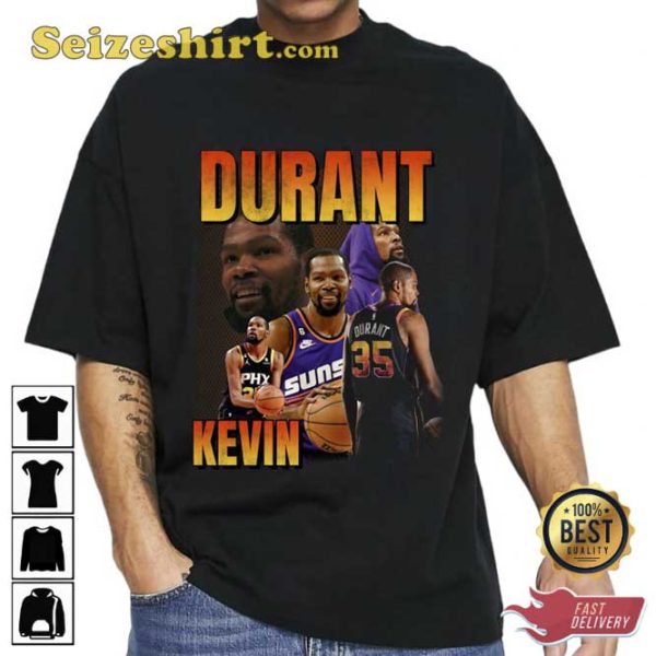 Kevin Durant Phoenix Suns NBA Award Most Valuable Player Graphic T-shirt