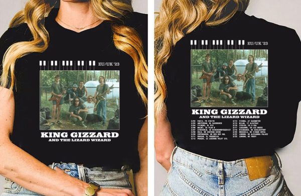 King Gizzard The Lizard Wizard EU-UK Tour 2023 T-Shirt