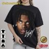 Lil Baby Big Face Rap Drip Too Hard Tee Black Shirt