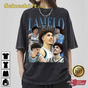 LaMelo Ball Best Rookie Award December 2020 In NBA Vintage Washed Shirt